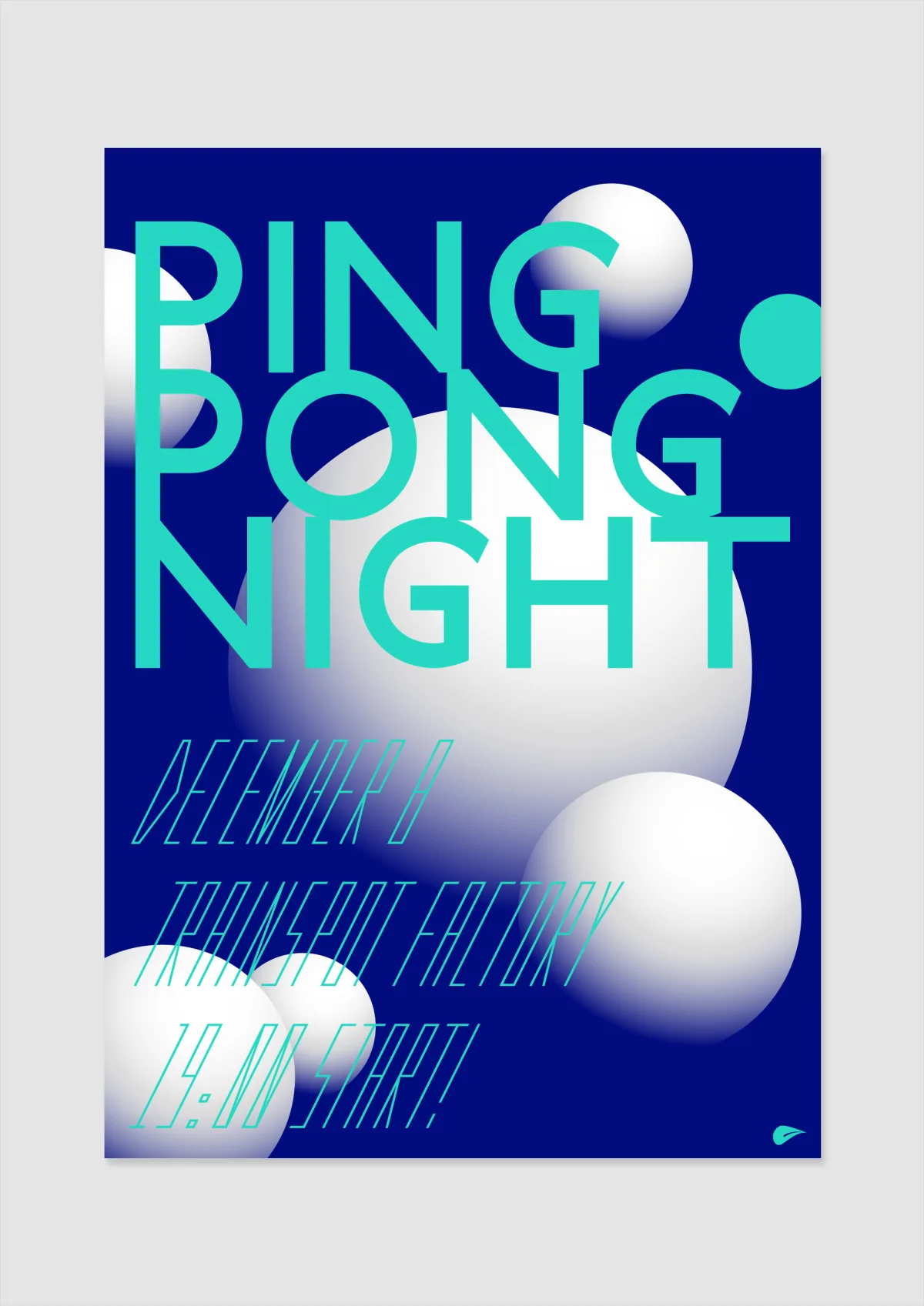 Pingpongnight poster 1